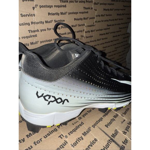 Nike Vapor Keystone 2 Low Stealth Baseball Cleats Black White Mens Size US 10 main image 4